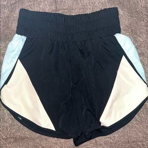 High waisted athletic shorts